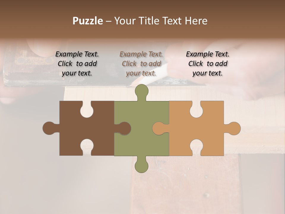 Carpentry Craftsperson Work PowerPoint Template