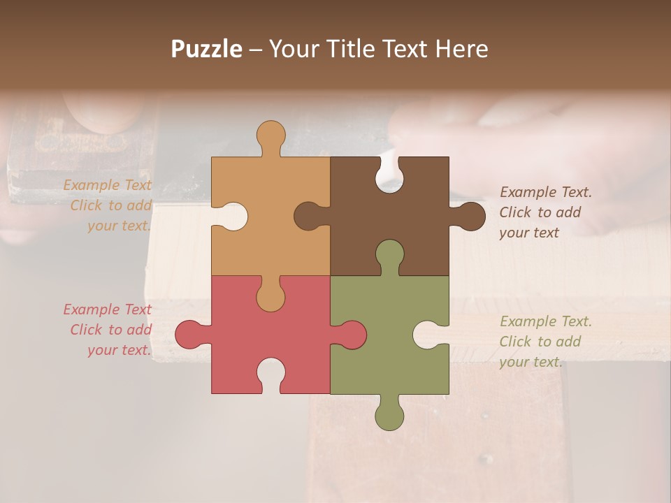 Carpentry Craftsperson Work PowerPoint Template