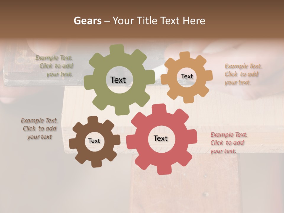 Carpentry Craftsperson Work PowerPoint Template