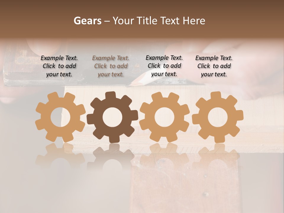 Carpentry Craftsperson Work PowerPoint Template