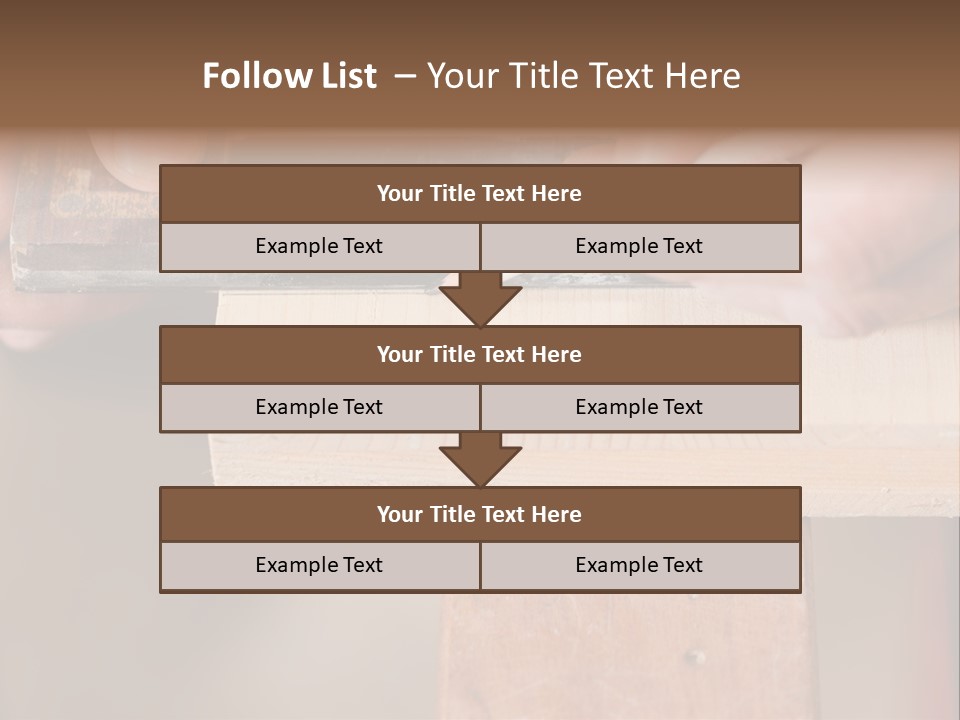 Carpentry Craftsperson Work PowerPoint Template