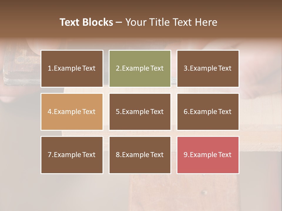 Carpentry Craftsperson Work PowerPoint Template