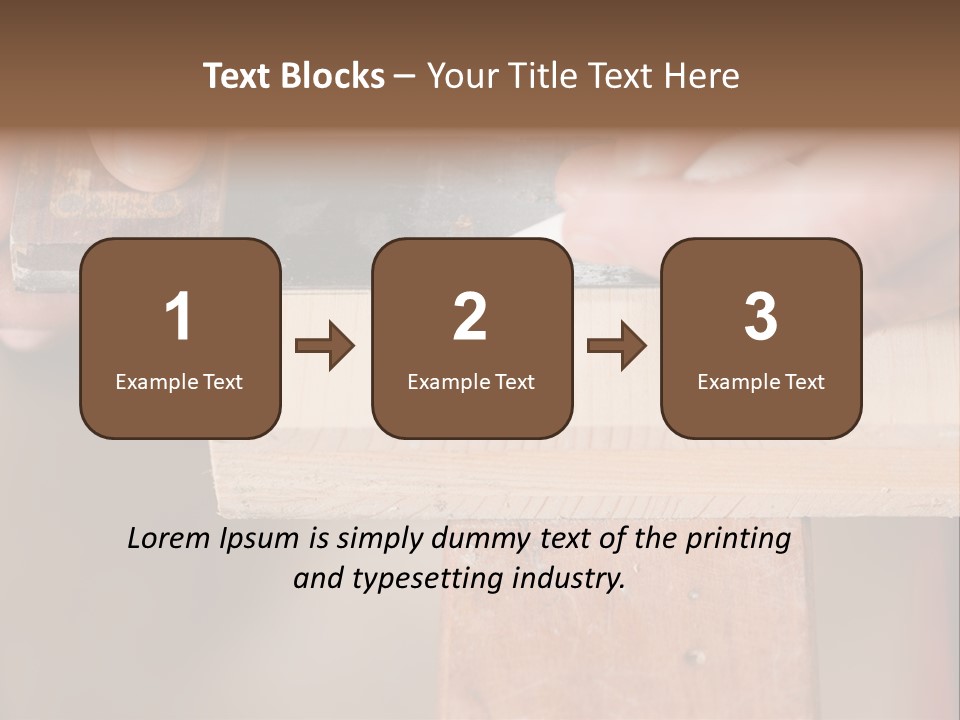 Carpentry Craftsperson Work PowerPoint Template