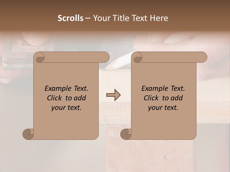 Carpentry Craftsperson Work PowerPoint Template