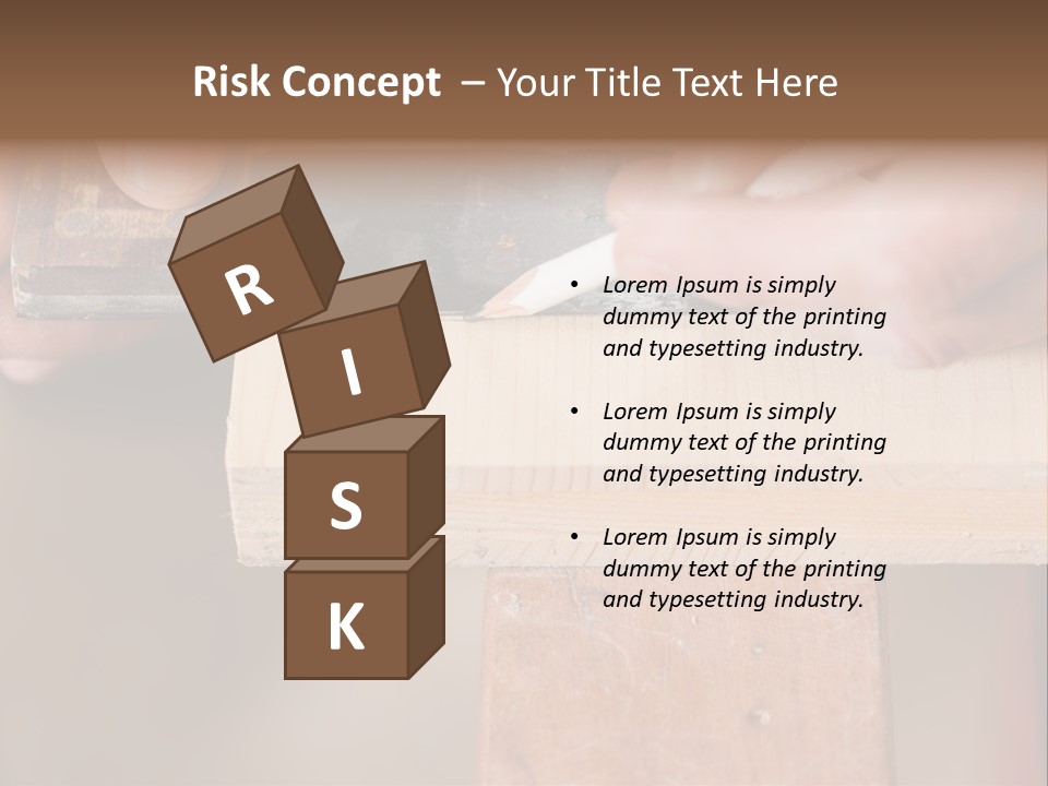 Carpentry Craftsperson Work PowerPoint Template