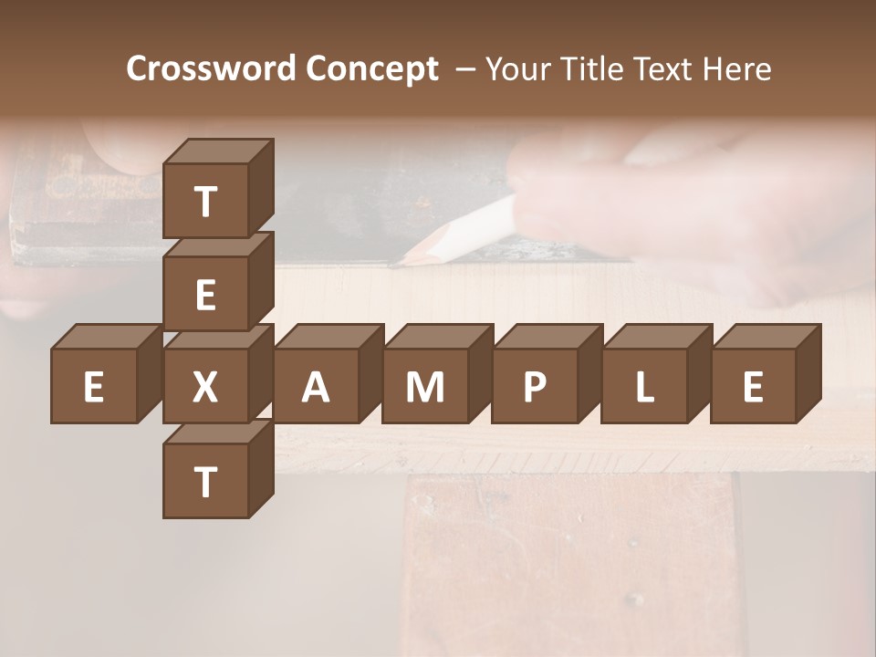 Carpentry Craftsperson Work PowerPoint Template