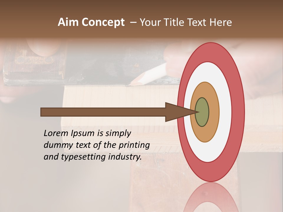 Carpentry Craftsperson Work PowerPoint Template