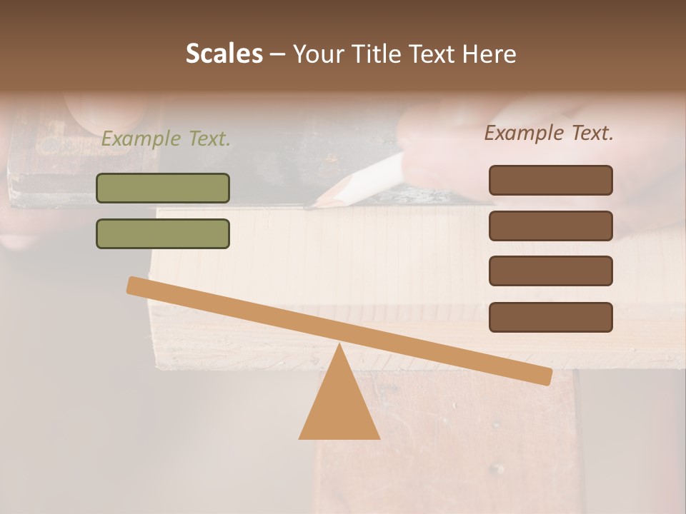 Carpentry Craftsperson Work PowerPoint Template