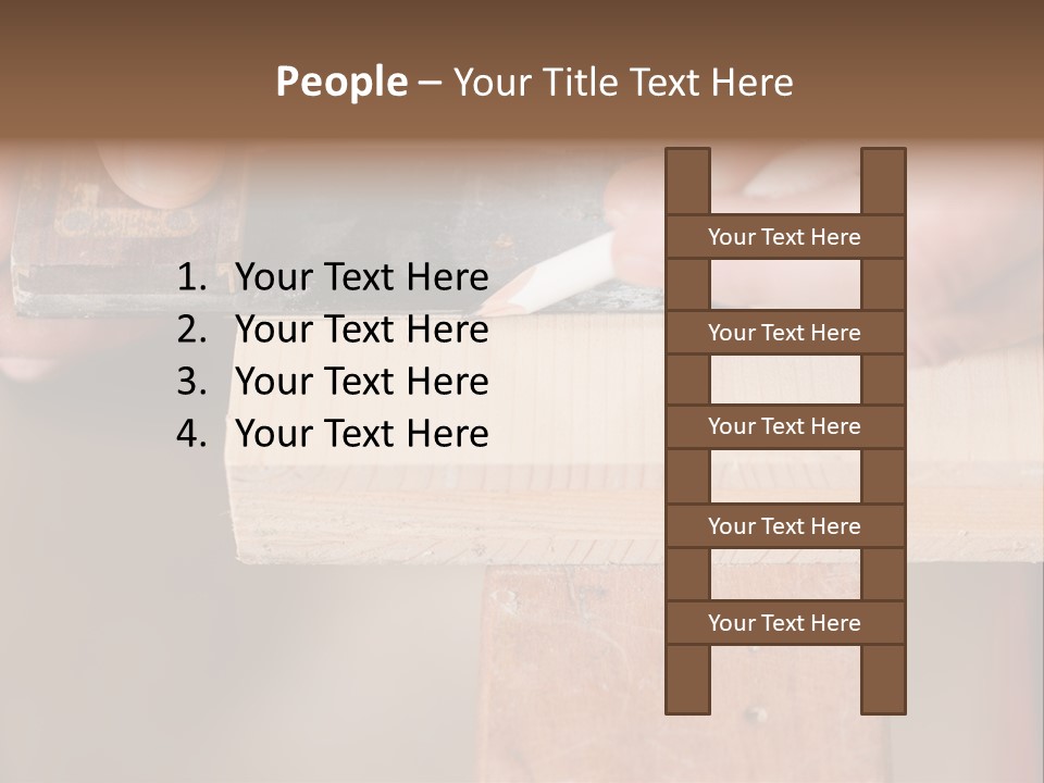 Carpentry Craftsperson Work PowerPoint Template