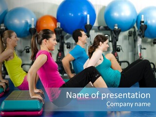 Smile Training Workout PowerPoint Template