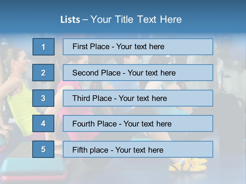 Smile Training Workout PowerPoint Template