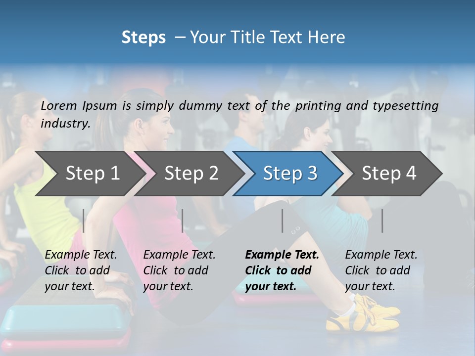 Smile Training Workout PowerPoint Template