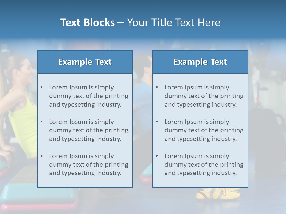 Smile Training Workout PowerPoint Template