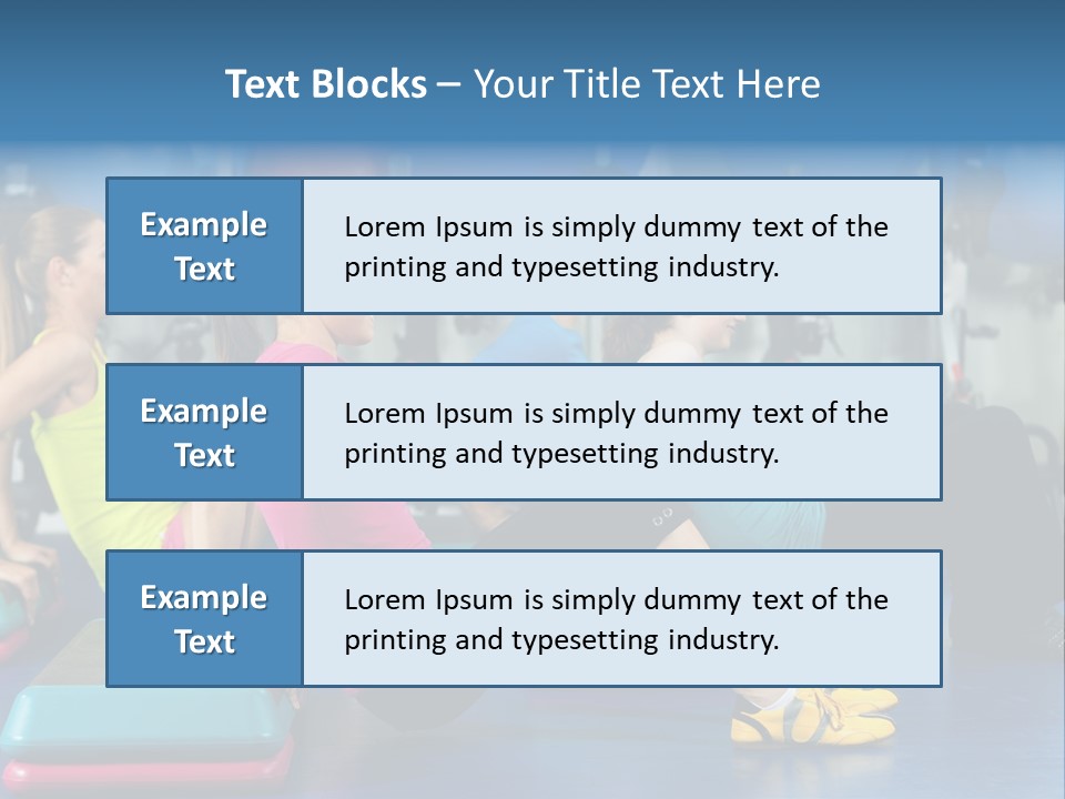 Smile Training Workout PowerPoint Template