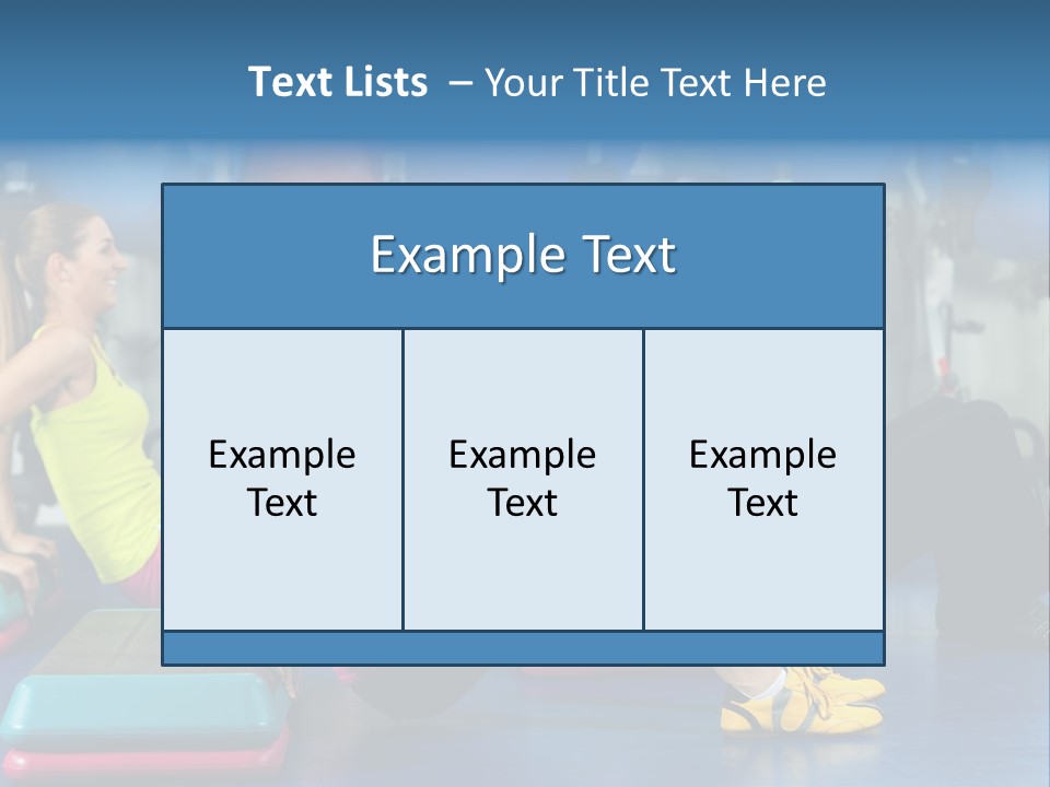 Smile Training Workout PowerPoint Template