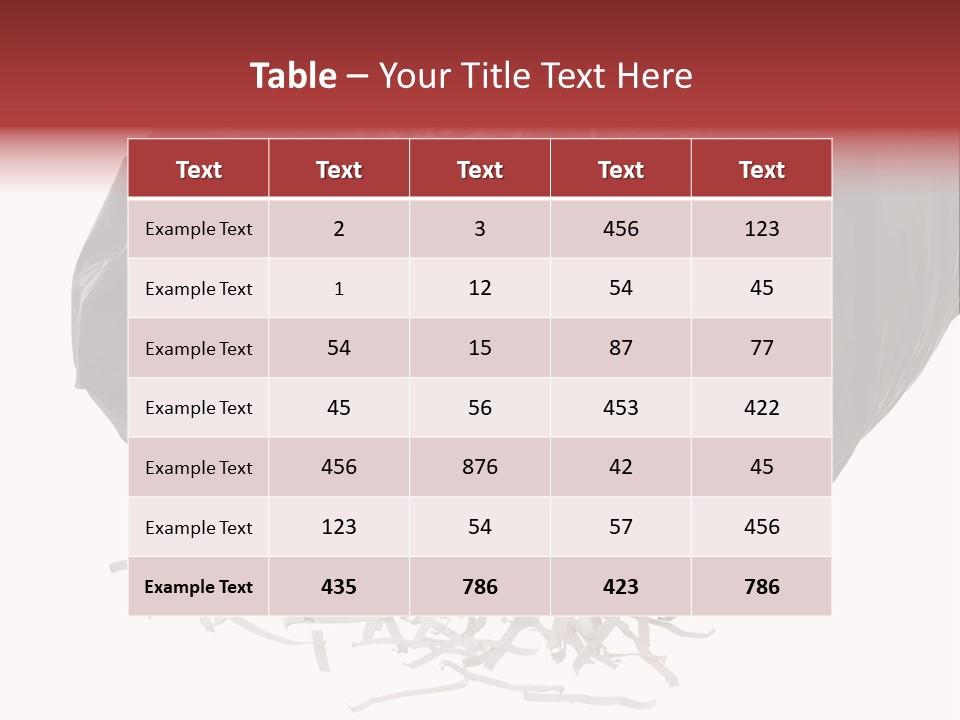 Garbage Rubbish Ecology PowerPoint Template