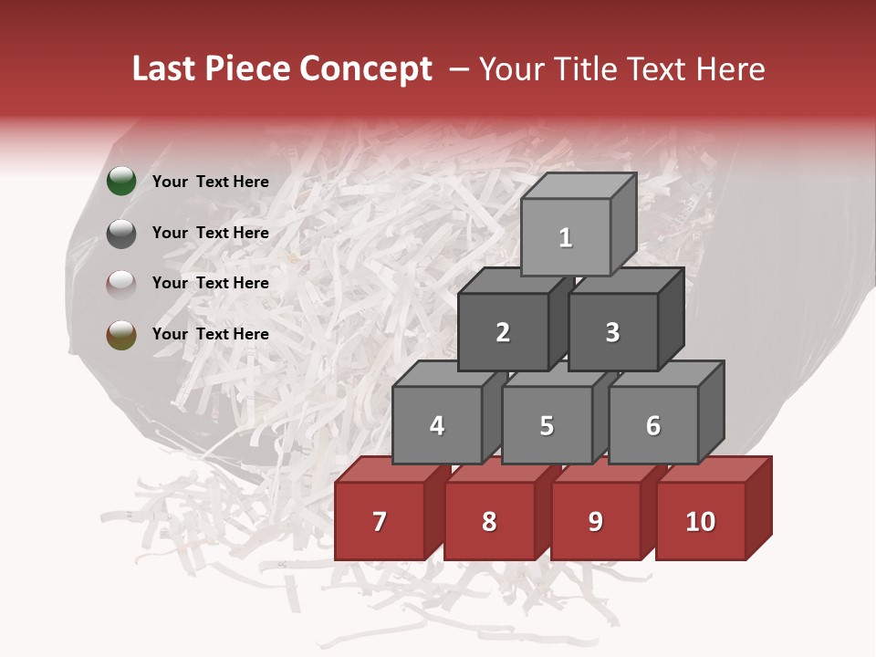 Garbage Rubbish Ecology PowerPoint Template