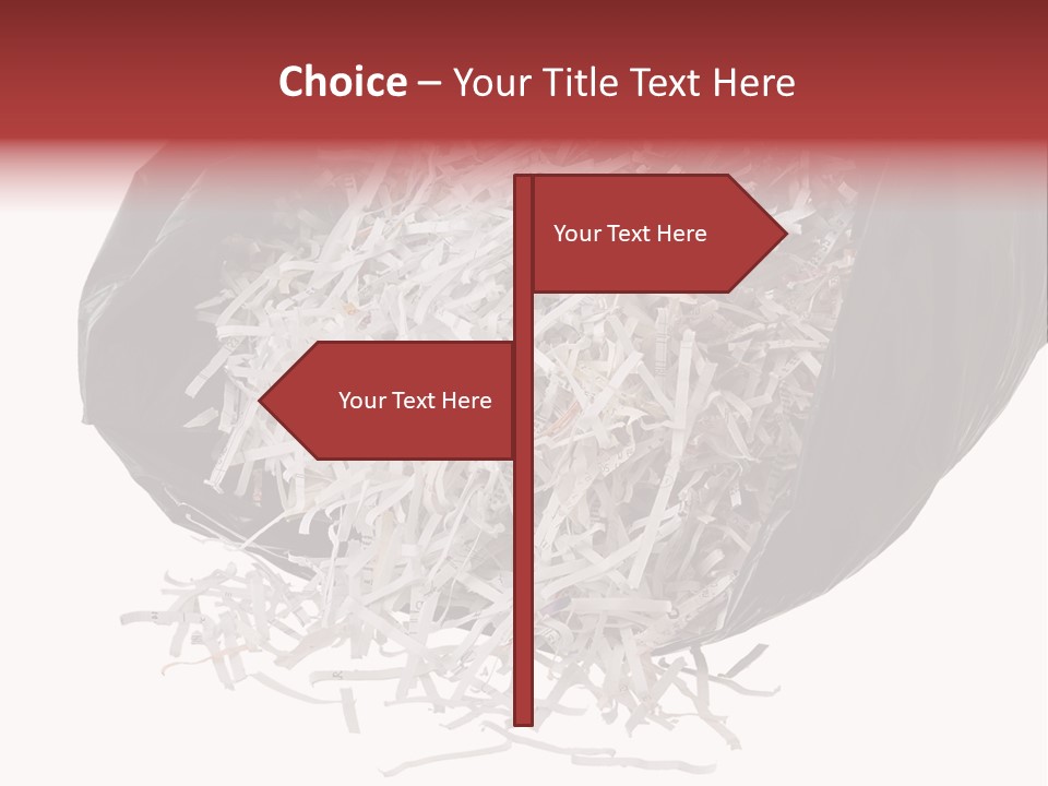 Garbage Rubbish Ecology PowerPoint Template
