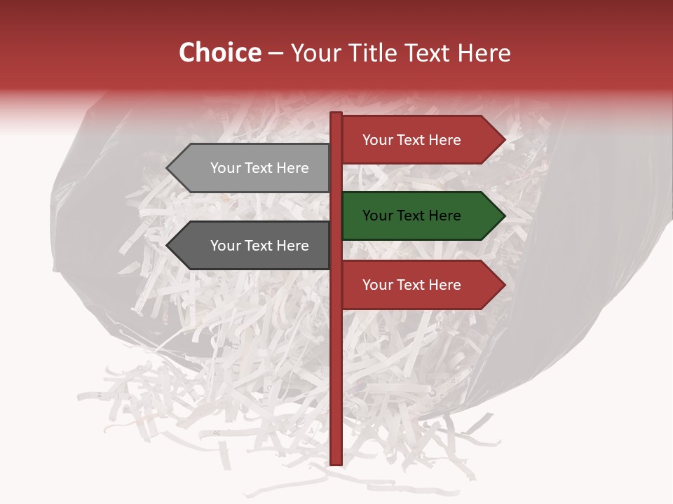 Garbage Rubbish Ecology PowerPoint Template