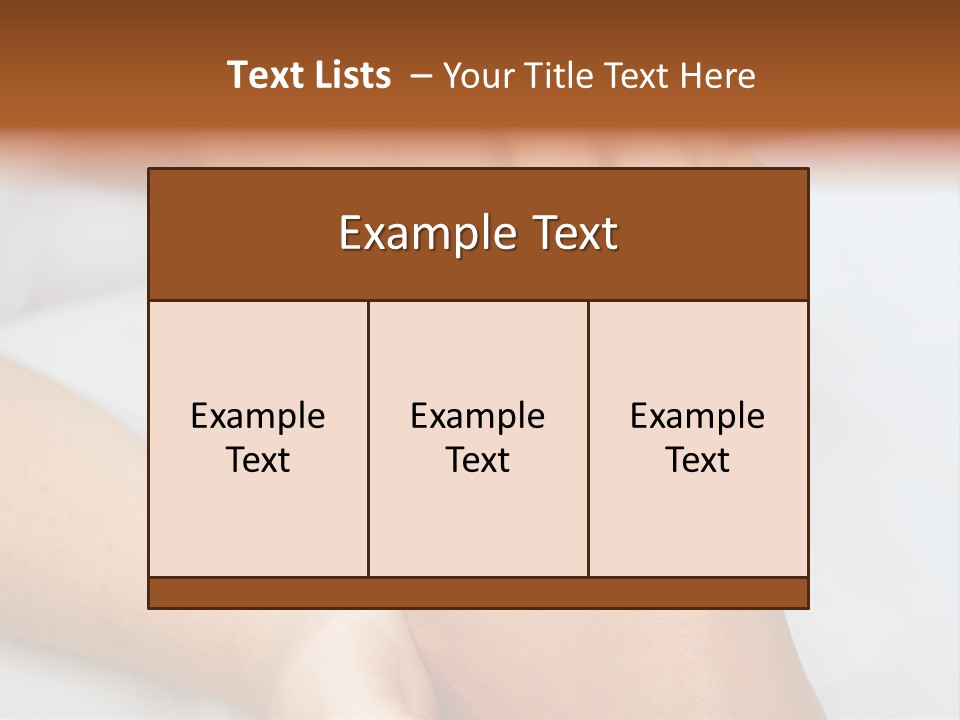 A Woman's Feet With A Red Manicure PowerPoint Template