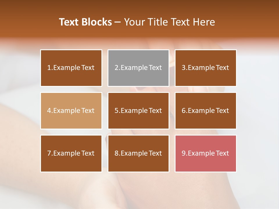 A Woman's Feet With A Red Manicure PowerPoint Template