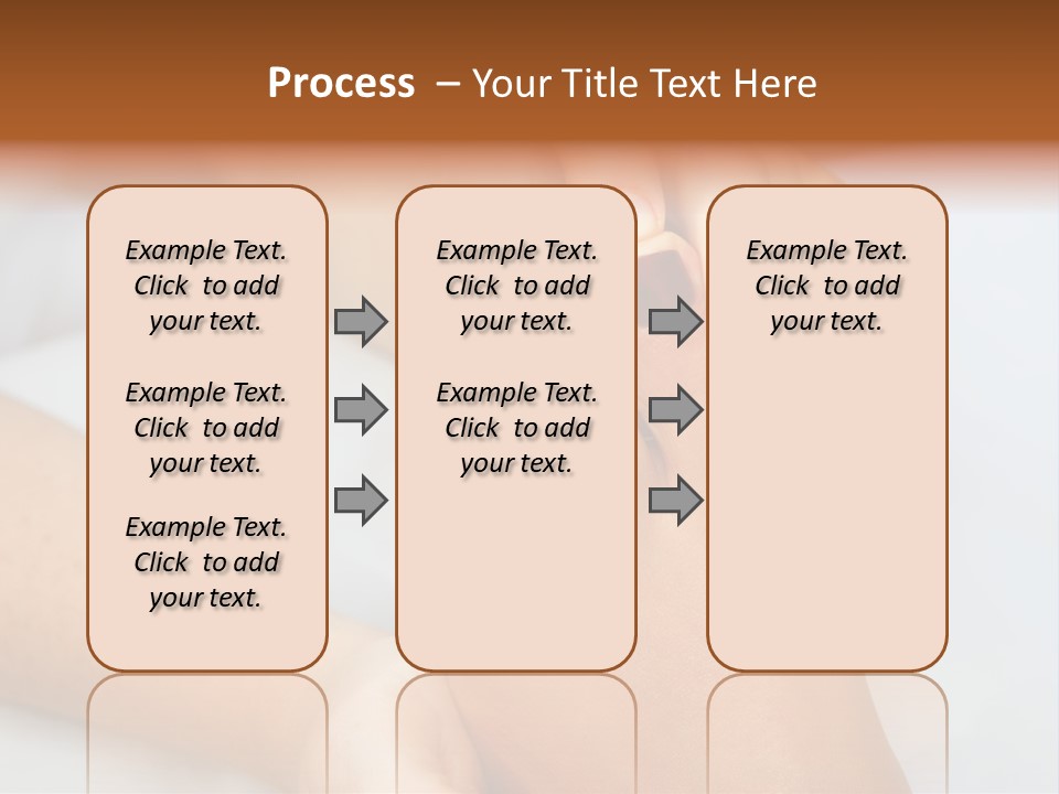 A Woman's Feet With A Red Manicure PowerPoint Template