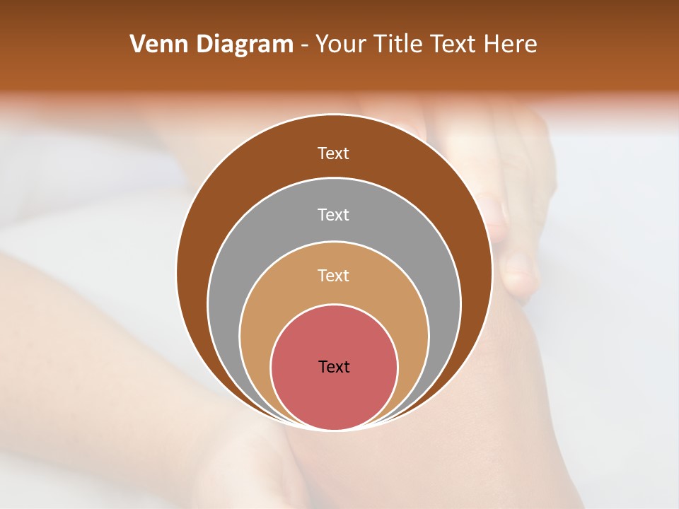 A Woman's Feet With A Red Manicure PowerPoint Template