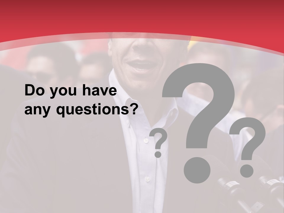 Legalization Cuomo Press PowerPoint Template