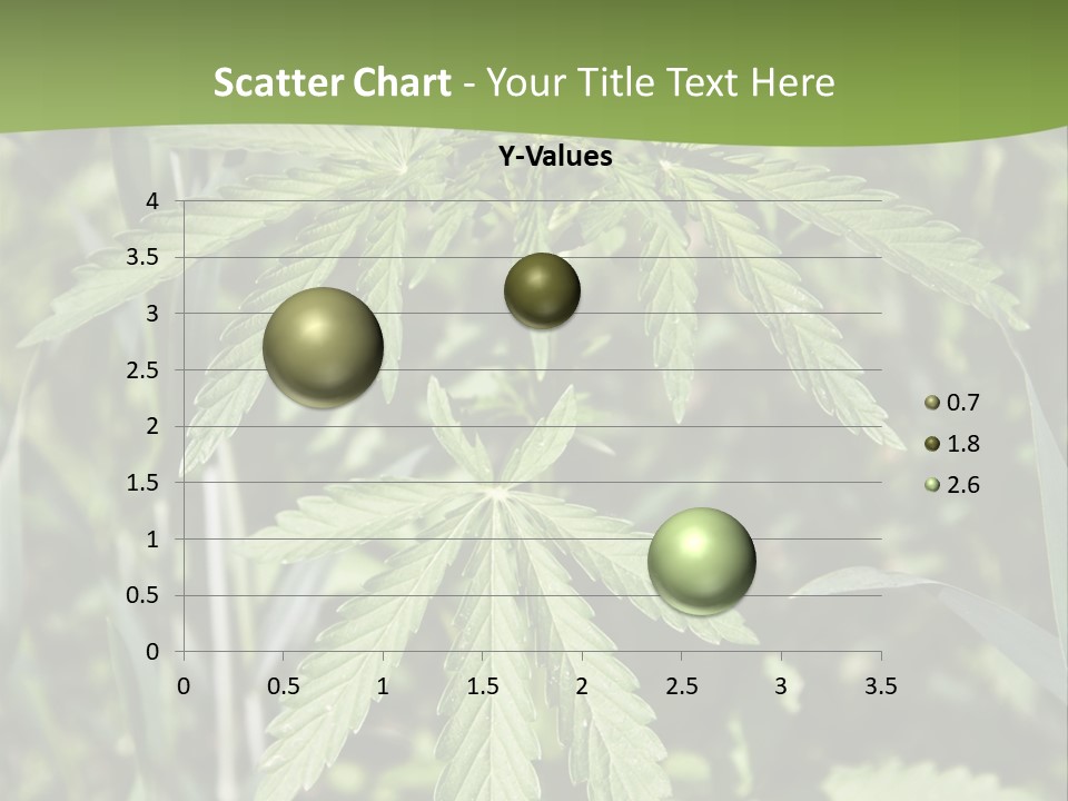 Backgrounds Leaf Marijuana PowerPoint Template