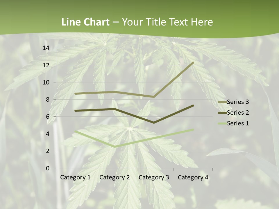 Backgrounds Leaf Marijuana PowerPoint Template