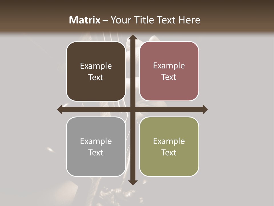 Woman Old Musician PowerPoint Template