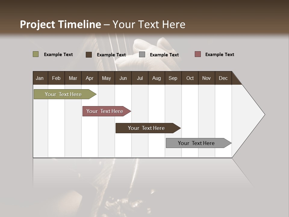 Woman Old Musician PowerPoint Template