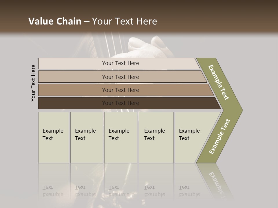 Woman Old Musician PowerPoint Template