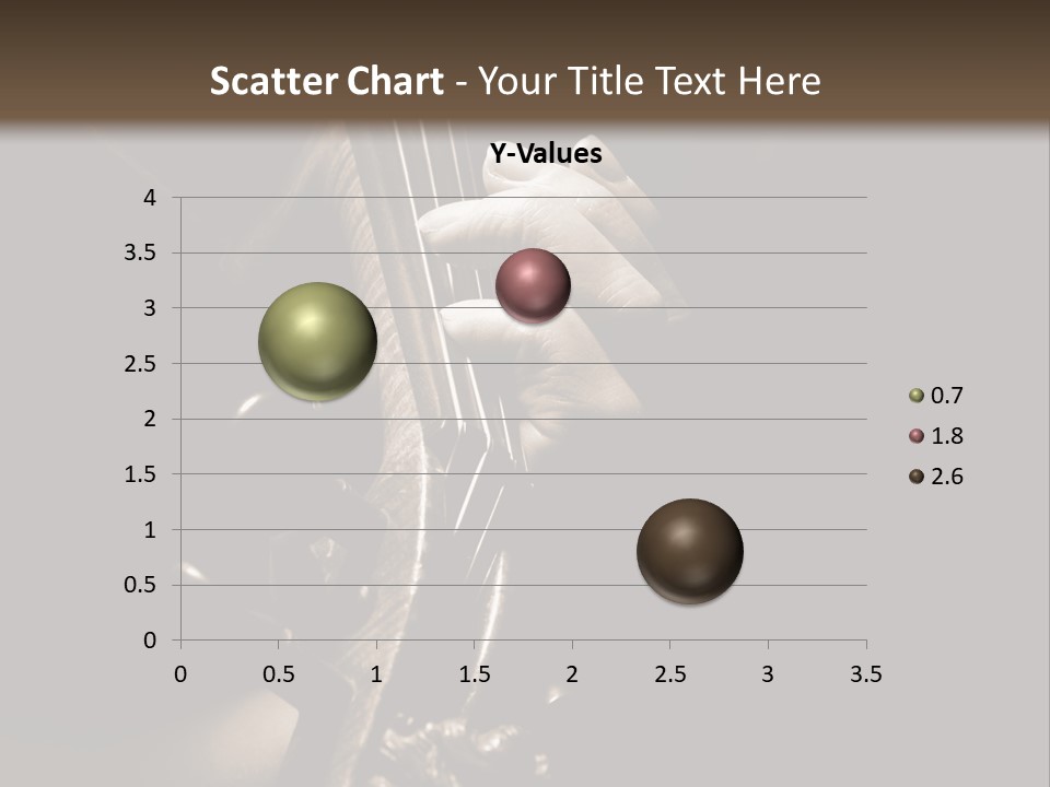 Woman Old Musician PowerPoint Template