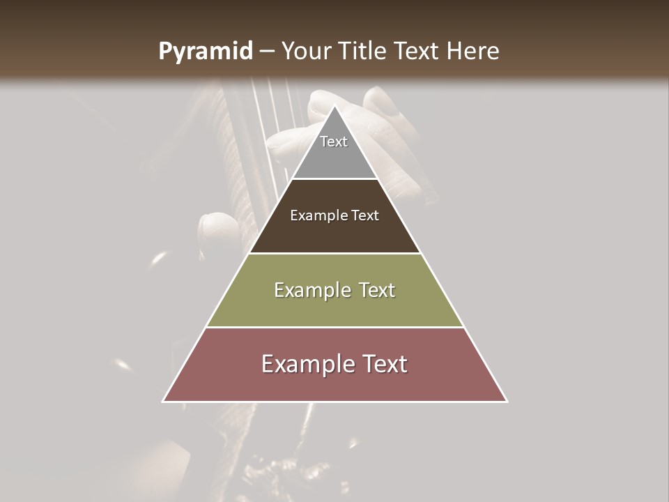 Woman Old Musician PowerPoint Template