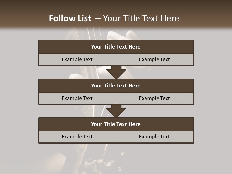 Woman Old Musician PowerPoint Template
