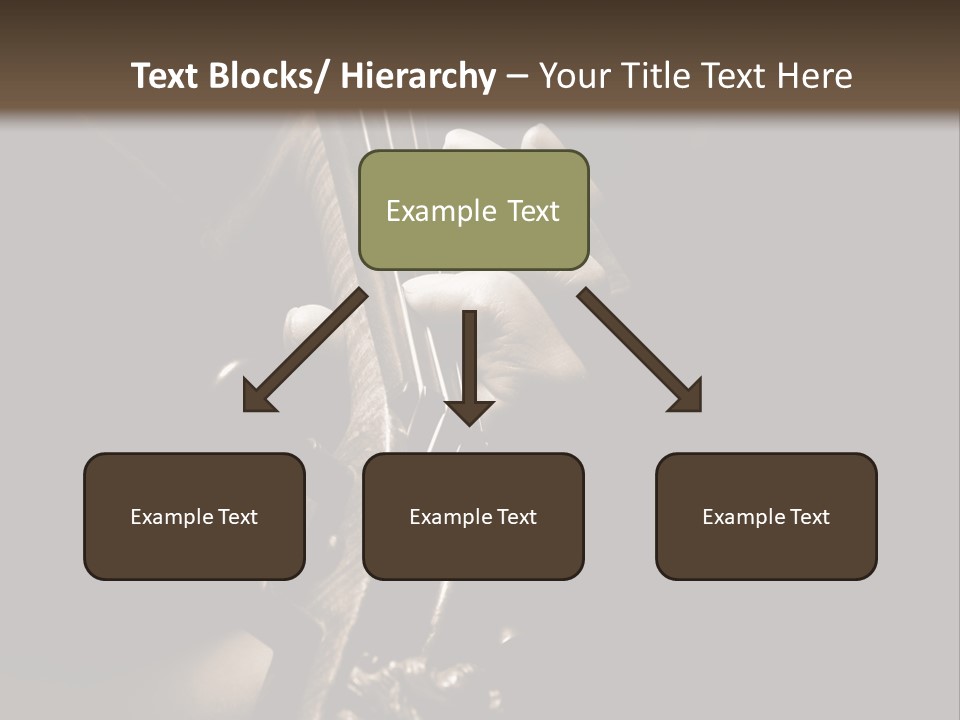 Woman Old Musician PowerPoint Template