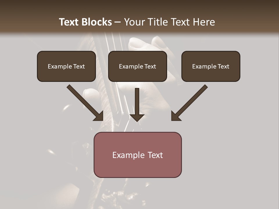 Woman Old Musician PowerPoint Template