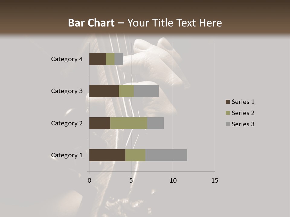 Woman Old Musician PowerPoint Template