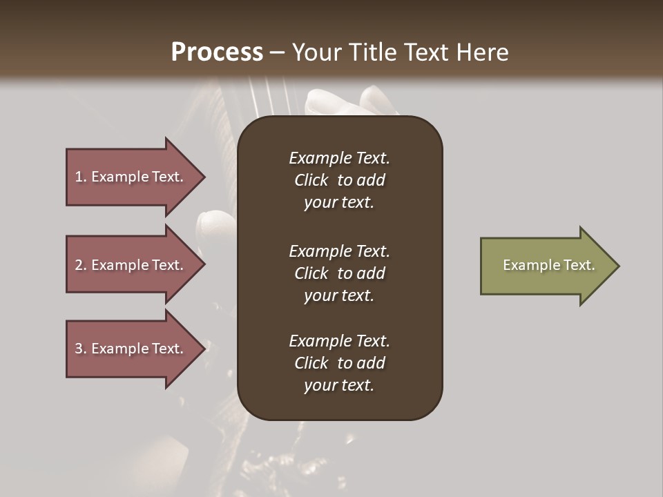 Woman Old Musician PowerPoint Template