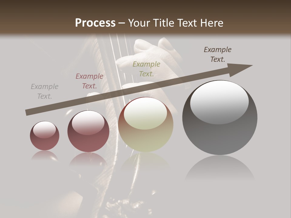 Woman Old Musician PowerPoint Template