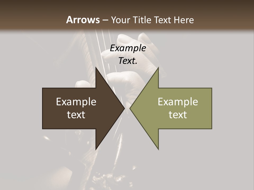 Woman Old Musician PowerPoint Template