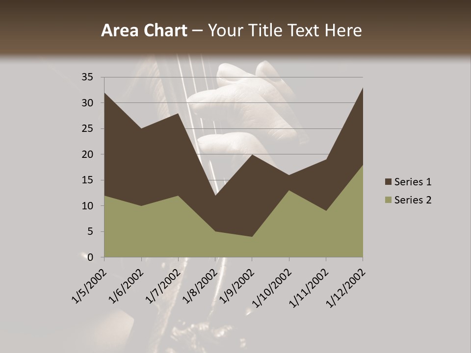 Woman Old Musician PowerPoint Template