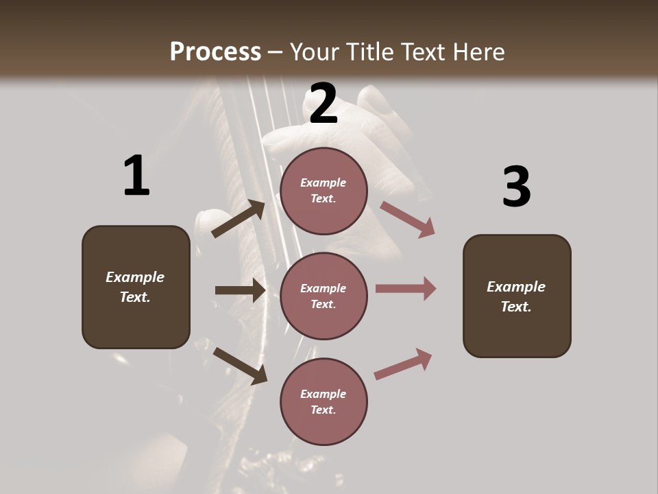 Woman Old Musician PowerPoint Template