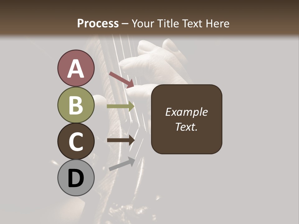 Woman Old Musician PowerPoint Template