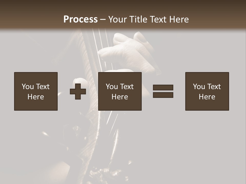 Woman Old Musician PowerPoint Template