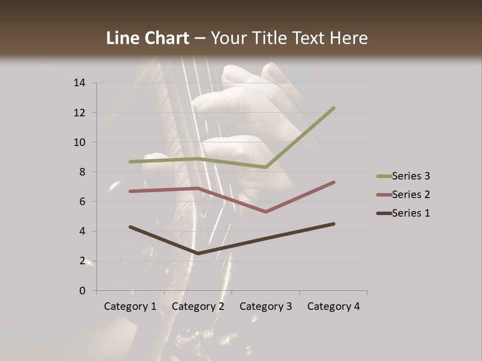 Woman Old Musician PowerPoint Template