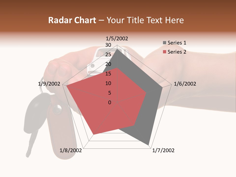 A Person Holding A Car Key In Their Hand PowerPoint Template