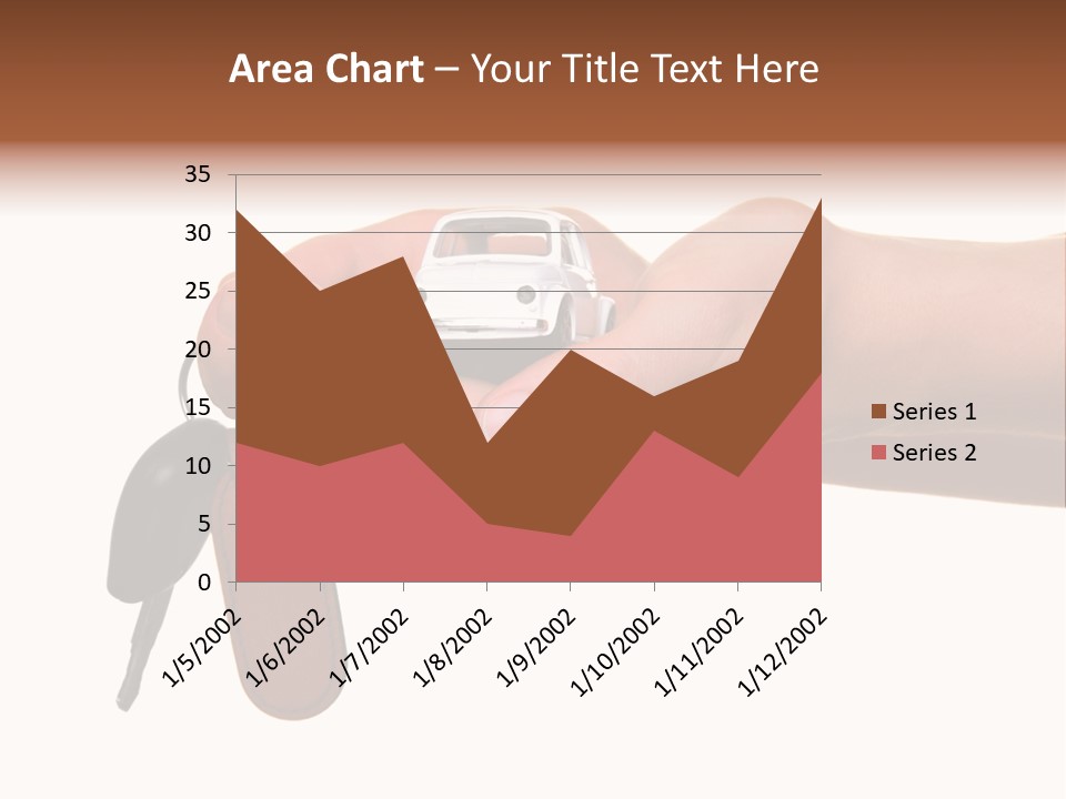 A Person Holding A Car Key In Their Hand PowerPoint Template