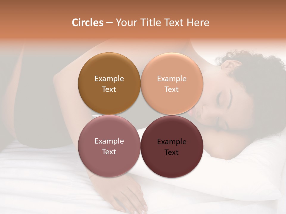 Tranquil Prenatal Belly PowerPoint Template